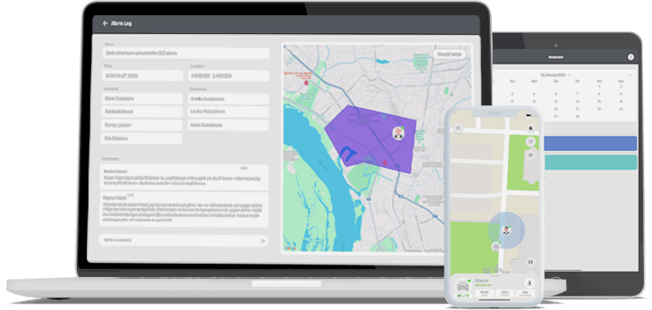Parent and child discussing online safety together