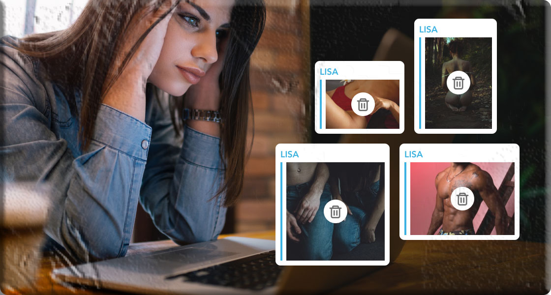 Teen using smartphone with Snapchat interface visible