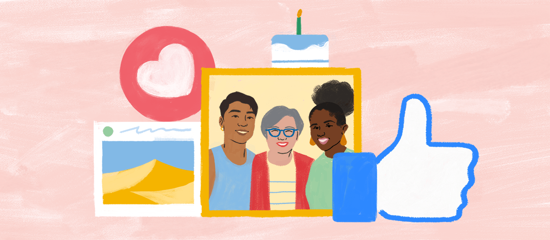 Facebook Messenger Vanish Mode feature illustration showing disappearing messages