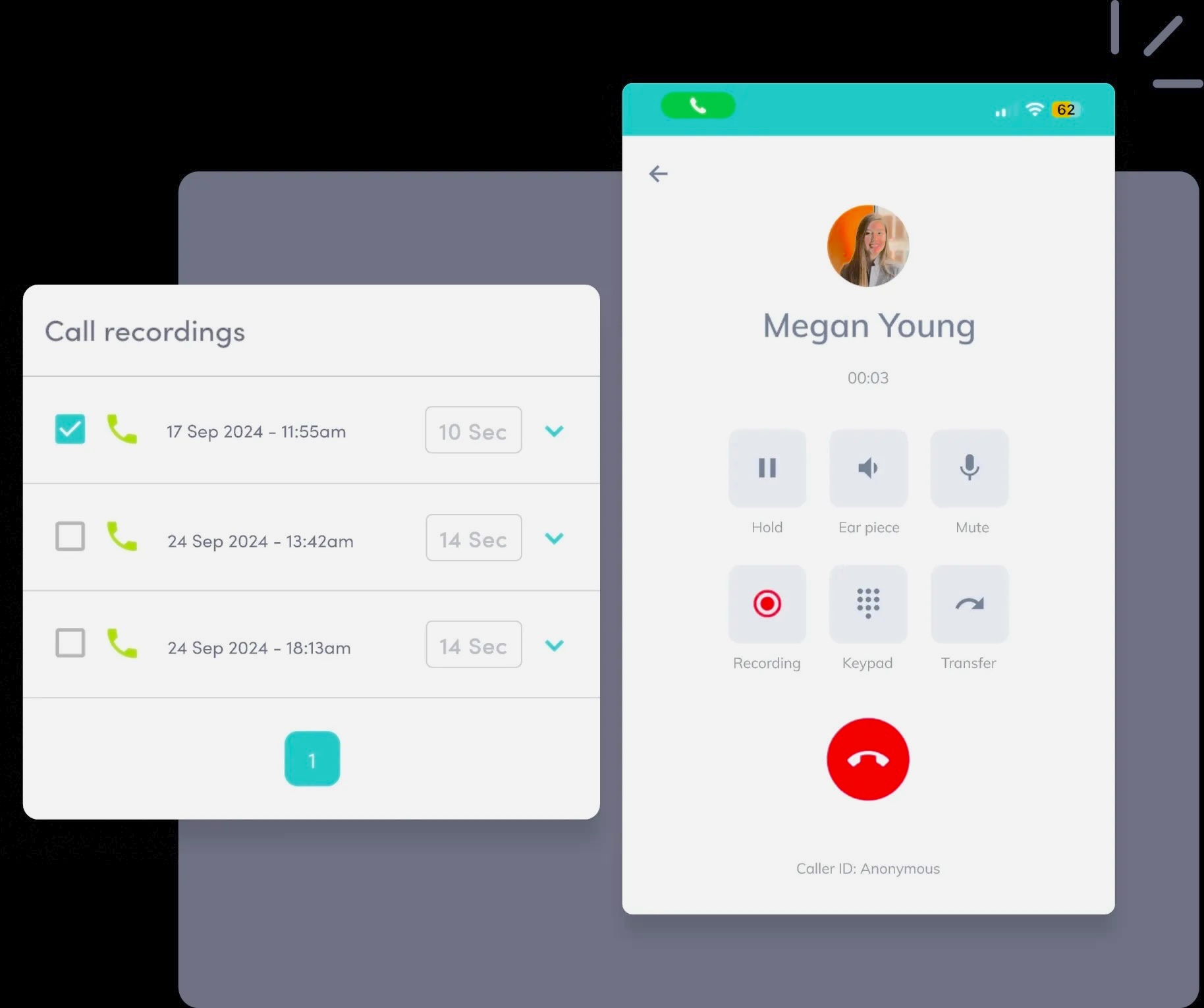 Person making a WhatsApp international call on smartphone