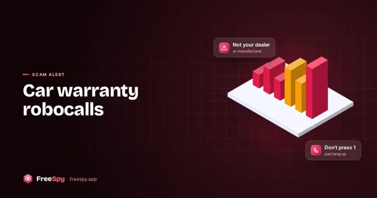 Bar chart style cover illustration for an article about car warranty robocalls