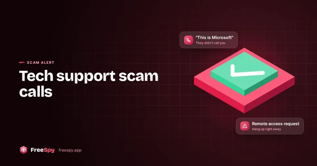 Shield over a laptop and phone, representing protection from fake tech support calls