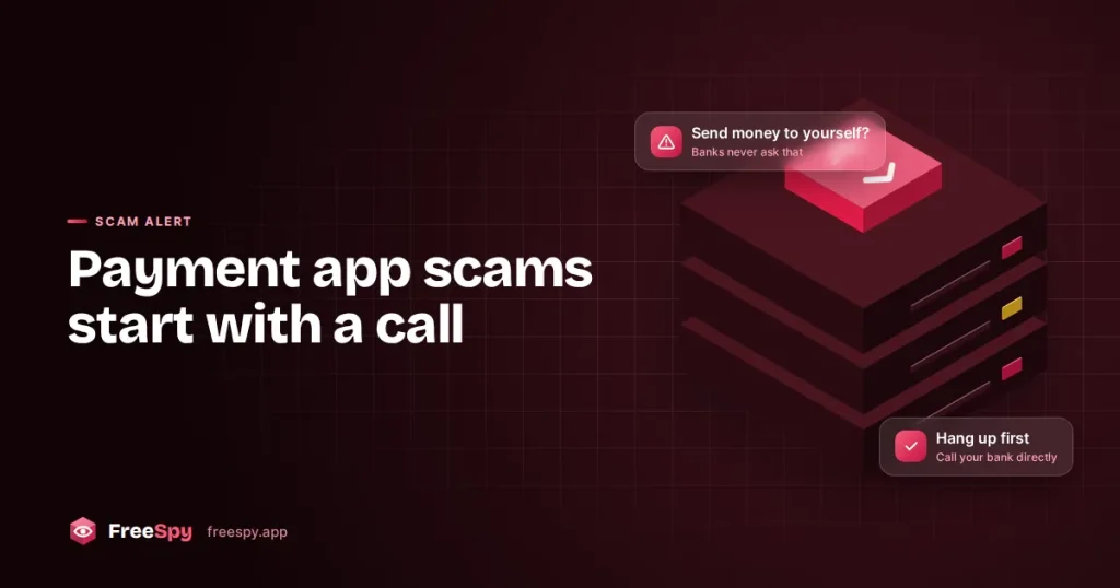 Stacked payment cards and a phone representing payment app scams